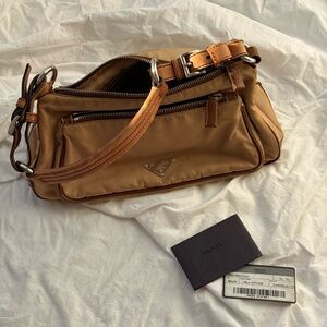 Vela Vintage Nylon Prada Shoulder Bag